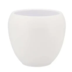Bloempotten|Bloempotten Voor Binnen-DK Design plantenpot - Vinci - wit mat - D15 x H17 cm