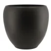 Bloempotten|Bloempotten Voor Binnen-DK Design plantenpot - Vinci - zwart mat - D29 x H31 cm