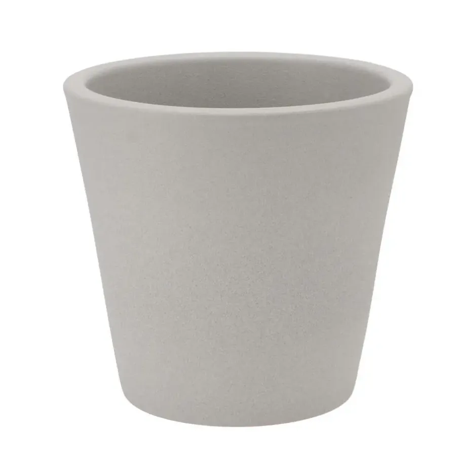 DK Design plantenpot - Vinci - lichtgrijs mat - D16 x H18 cm