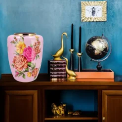 Vazen-DK Design Vaas Flower Bouquet - lichtroze - D33 x H45 cm