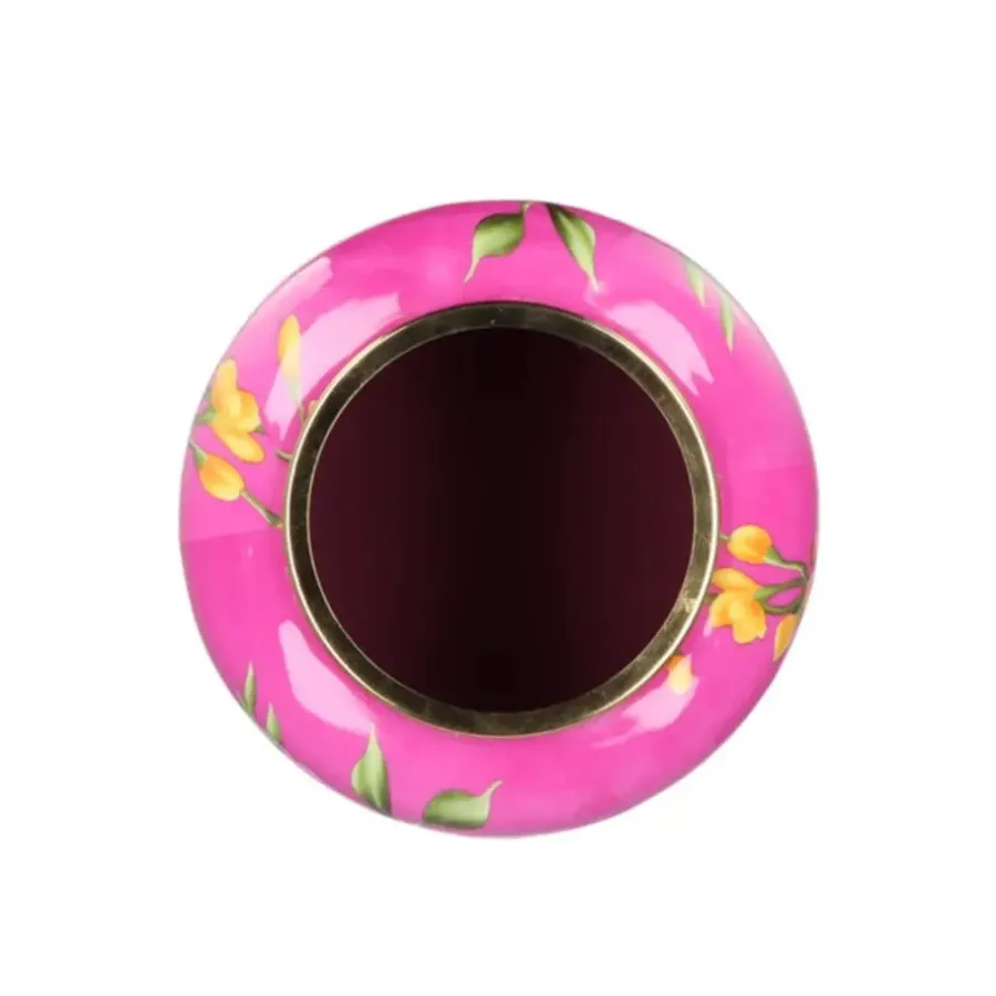 DK Design Vaas Flower Bouquet - fuchsia roze - 33 x 32 x 40 cm