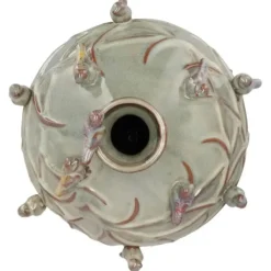 Vazen-DK Design Vaas Vogels - mosgroen - D23 x H23 cm