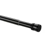 Gordijnroedes-ACAZA Douche Gordijnstang XL, aanpasbaar van 140 tot 260 cm, zelfklemmend, zwart