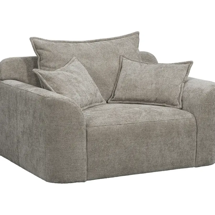 Loveseats-Leen Bakker Draaibare Loveseat Elsa - stof Eden - taupe