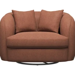 Loveseats-Leen Bakker Draaibare Loveseat Enzio - stof Pure - terra