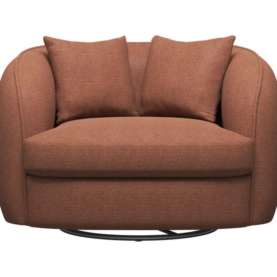 Loveseats-Leen Bakker Draaibare Loveseat Enzio - stof Pure - terra