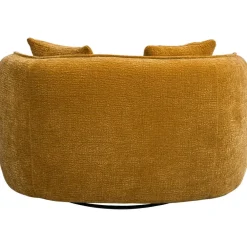 Loveseats-Leen Bakker Draaibare Loveseat Enzio - stof Elephant - okergeel