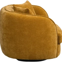 Loveseats-Leen Bakker Draaibare Loveseat Enzio - stof Elephant - okergeel