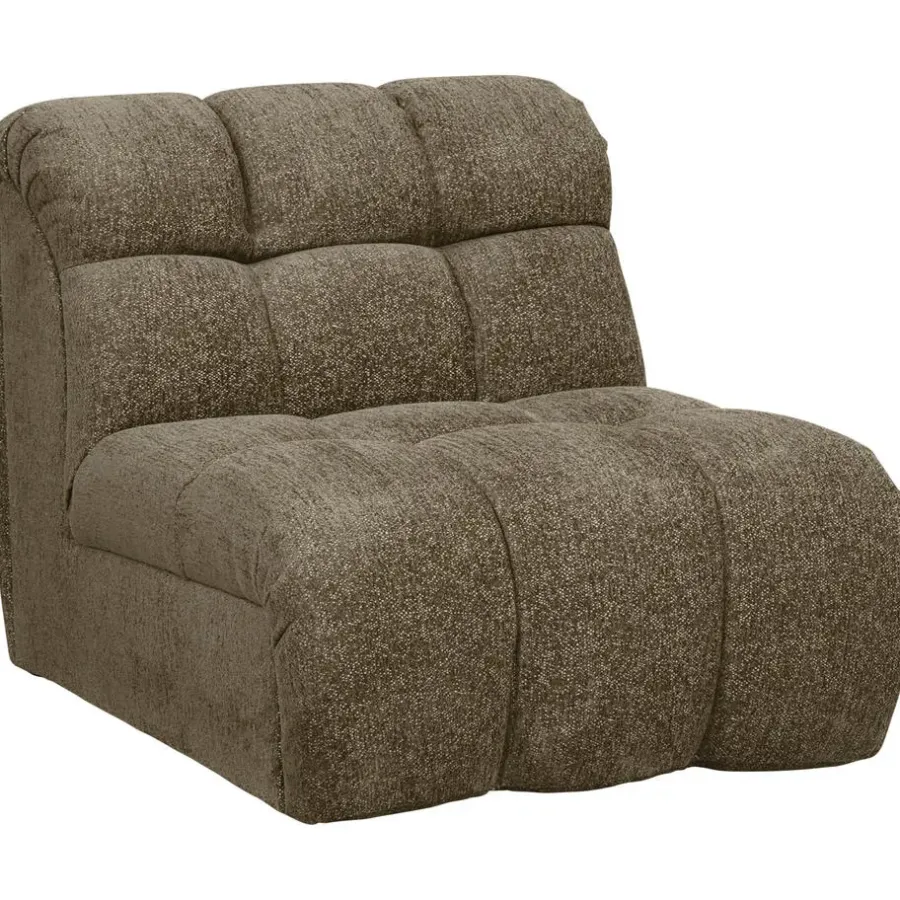 Leen Bakker Draaifauteuil Beau - stof Raven - bruin