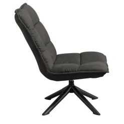 Fauteuils-Leen Bakker Draaifauteuil Clayton - antraciet