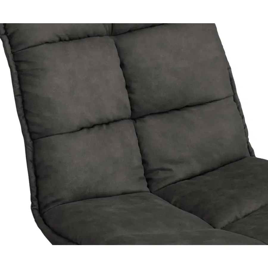 Fauteuils-Leen Bakker Draaifauteuil Clayton - antraciet