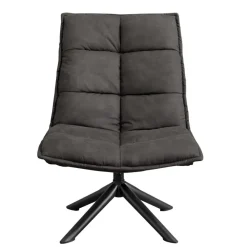 Fauteuils-Leen Bakker Draaifauteuil Clayton - antraciet