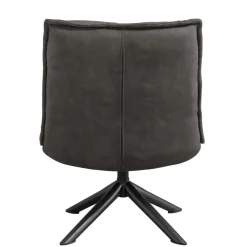Fauteuils-Leen Bakker Draaifauteuil Clayton - antraciet