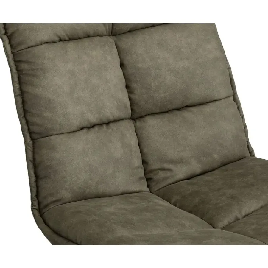 Fauteuils-Leen Bakker Draaifauteuil Clayton - groen