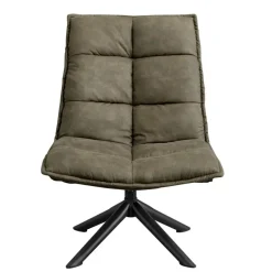 Fauteuils-Leen Bakker Draaifauteuil Clayton - groen