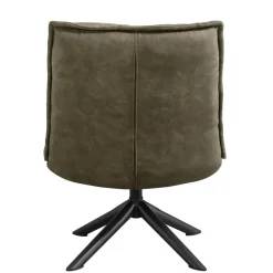 Fauteuils-Leen Bakker Draaifauteuil Clayton - groen