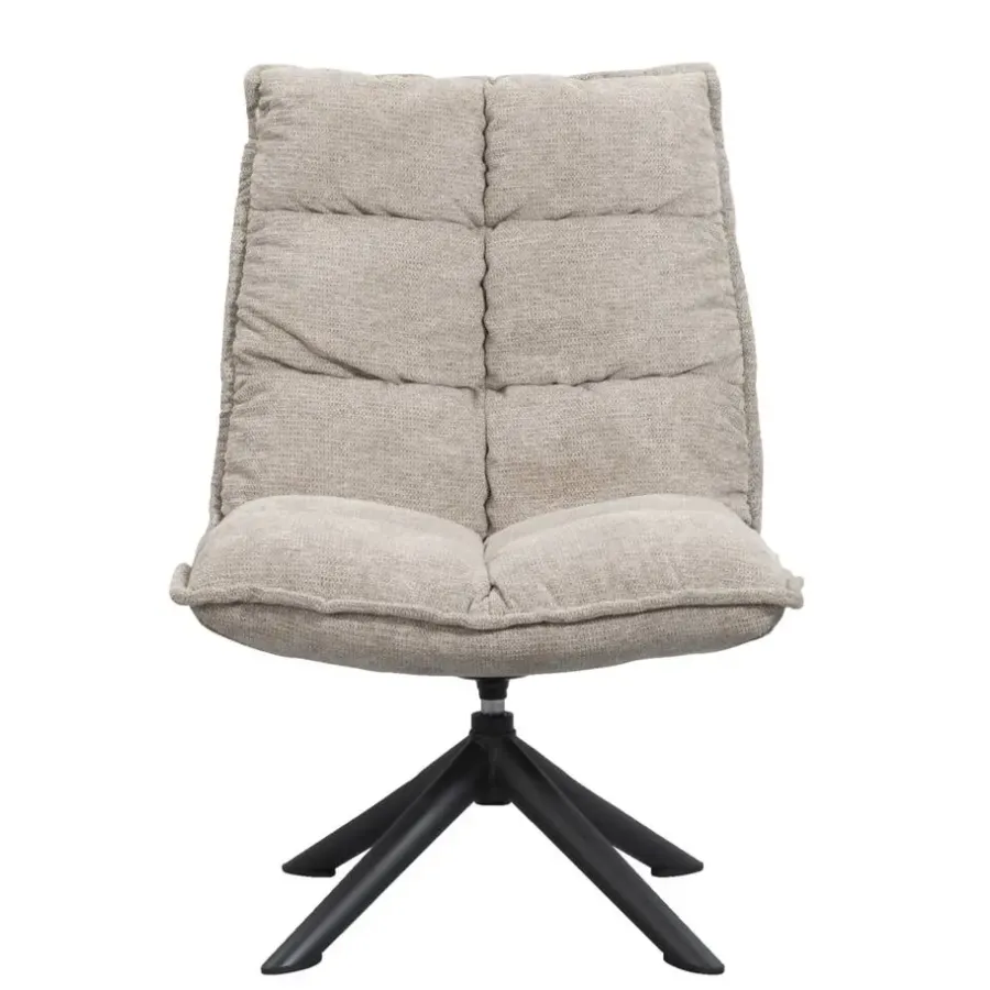 Leen Bakker Draaifauteuil Clayton - taupe