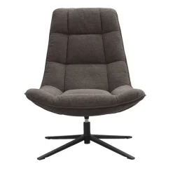 Leen Bakker Draaifauteuil Emily - donkerbruin