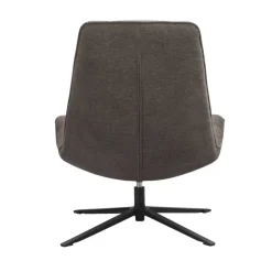 Leen Bakker Draaifauteuil Emily - donkerbruin