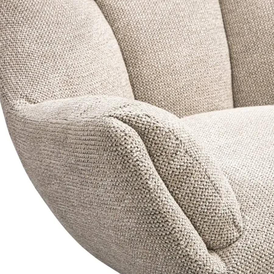 Leen Bakker Draaifauteuil Hidde - beige