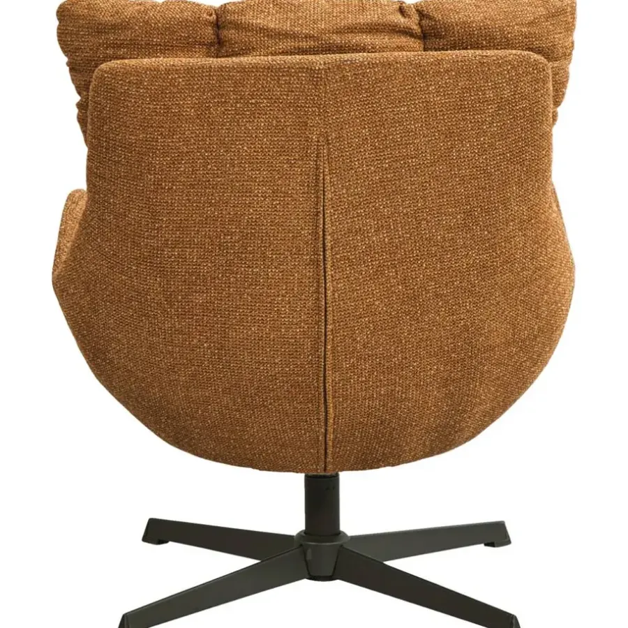 Fauteuils-Leen Bakker Draaifauteuil Hidde - terra