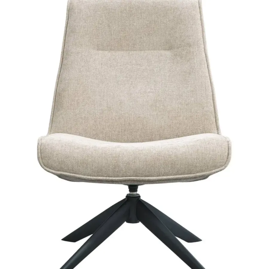 Fauteuils-Leen Bakker Draaifauteuil Nora - taupe