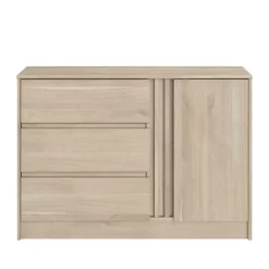 Dressoirs-Leen Bakker Dressoir Evi - eikenkleur - 76,8x109,8x50 cm