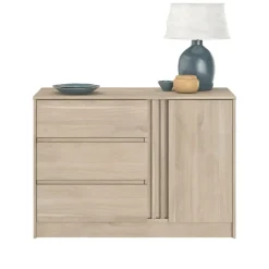 Dressoirs-Leen Bakker Dressoir Evi - eikenkleur - 76,8x109,8x50 cm