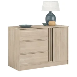 Dressoirs-Leen Bakker Dressoir Evi - eikenkleur - 76,8x109,8x50 cm