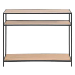 Leen Bakker Dressoir Jaxx - naturel/zwart - 79x100x35 cm