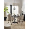 Leen Bakker Dressoir Julia - zwart - 86x156x40 cm