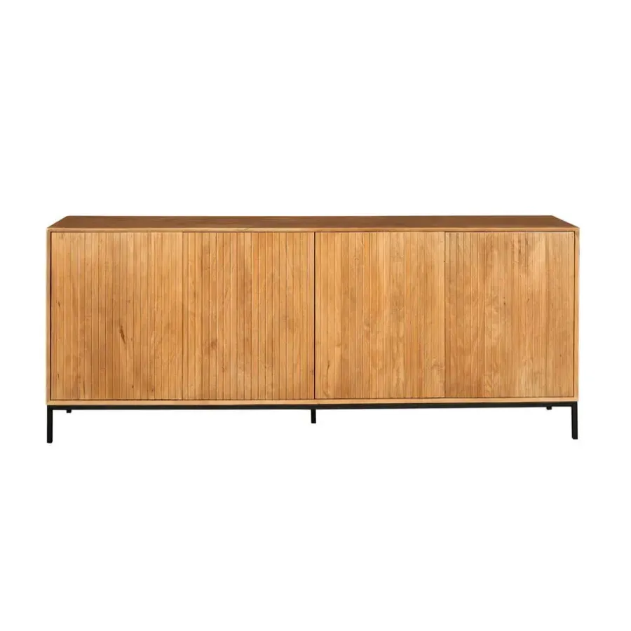 StarFurn Dressoir Naturel Hout - 210x45x85cm - Madison