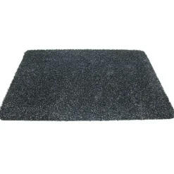 Merkloos Droogloopmat - antislip - antraciet - 40 x 60 cm - Deurmat