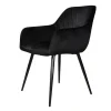 DS4U - Gaby armstoel velvet zwart