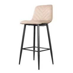 DS4U - Gaby barkruk velvet 75 cm 2.0 - champagne