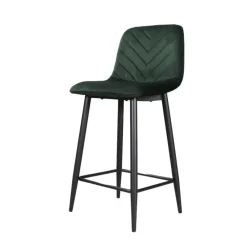 Barkrukken-DS4U - Gaby barkruk velvet 65 cm 2.0 - groen
