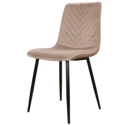 DS4U - Gaby eetkamerstoel velvet champagne