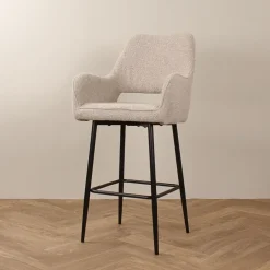 Barkrukken-DS4U - Lenon barkruk boucle 2.0 - 65 cm - beige