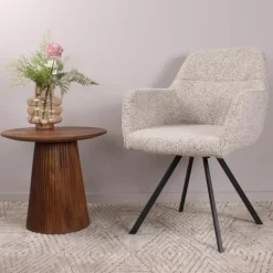 Eetkamerstoelen-DS4U - Mats draaistoel - taupe