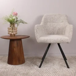 Eetkamerstoelen-DS4U - Mats draaistoel - taupe