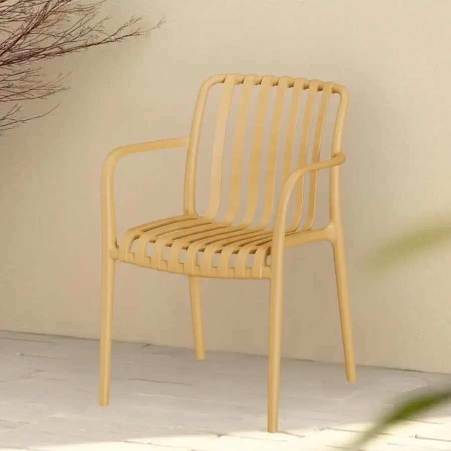 Tuinstoelen-DS4U - Max terrasstoel - mosterd geel