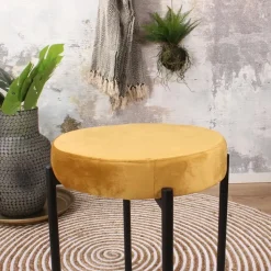 DS4U - Mika velvet kruk goud