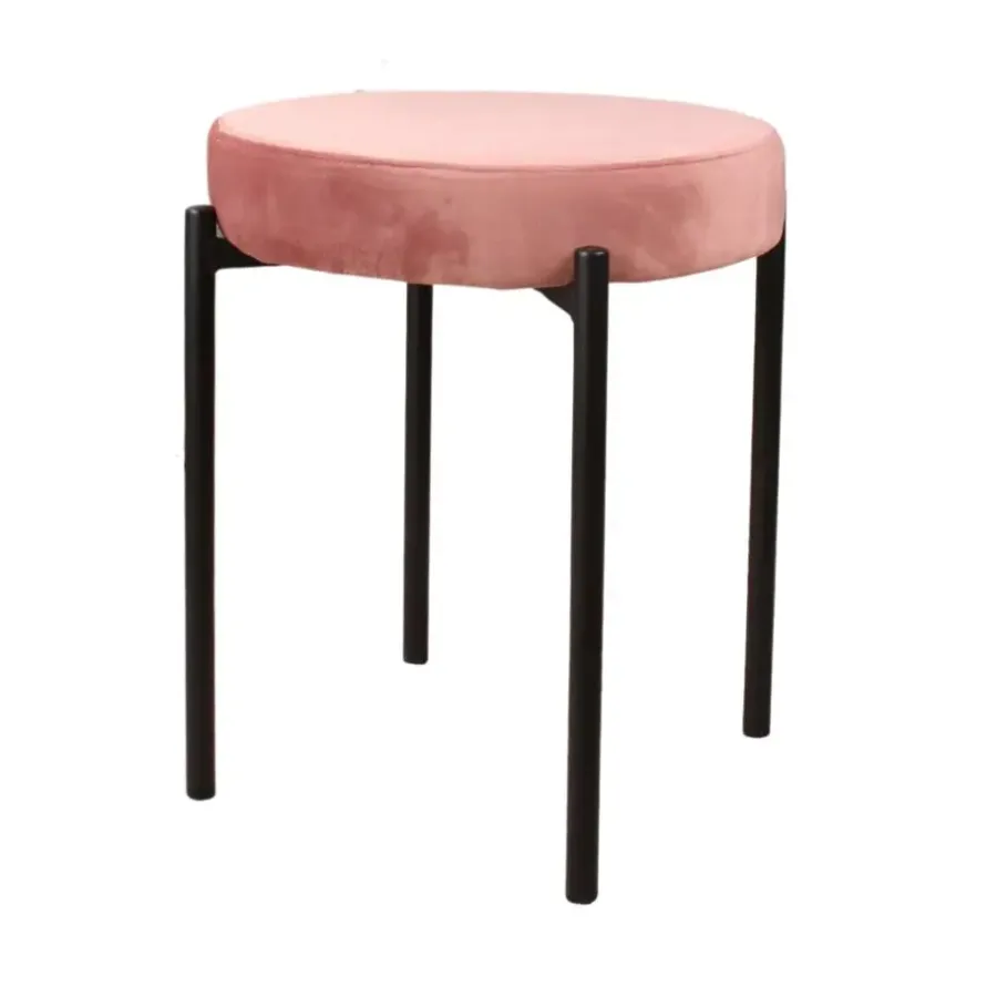 DS4U - Mika velvet kruk roze
