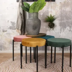 DS4U - Mika velvet kruk roze