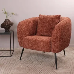 Fauteuils-DS4U - Olan fauteuil - kastanje