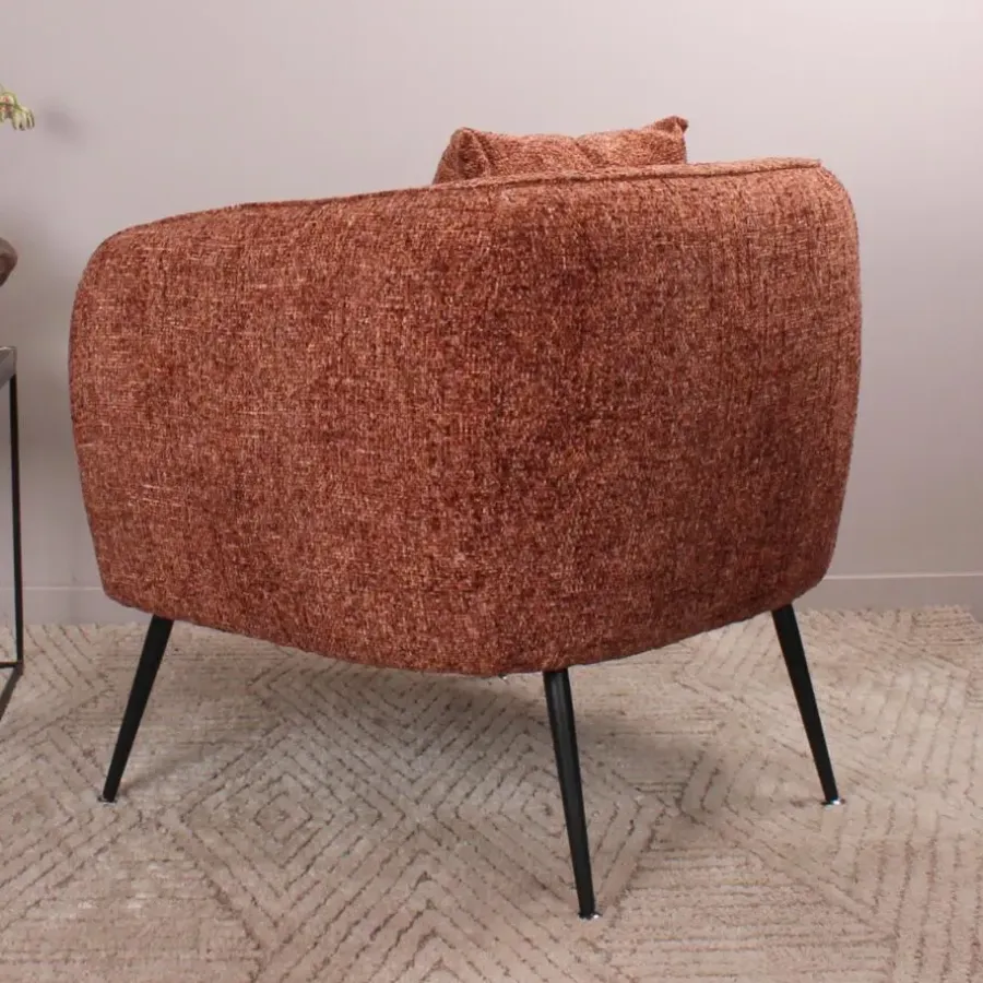 Fauteuils-DS4U - Olan fauteuil - kastanje