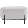 Hockers En Voetenbanken-DS4U - Torben hocker duo 80x40x42 cm bouclé ivoor