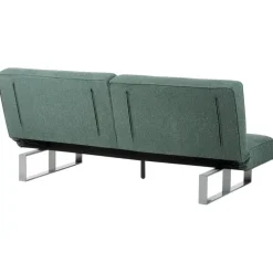 Slaapbanken|Slaapbanken-Beliani DUBLIN - Slaapbank 3-zits - Groen - Polyester