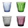 Waterglazen-Duralex Drinkglazen Picardie - 4 stuks - gekleurd - glas - 250 ml