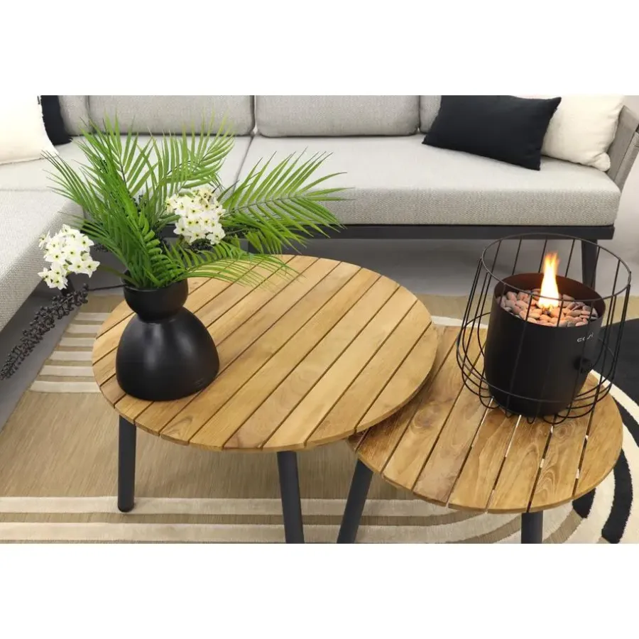 Van der Garde Tuinmeubelen - Premium Durban/mindo loungeset - hoekbank - 3-delig